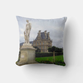 Almohada pintada con aceite de Louvre
