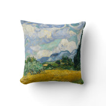 Almohada Pintura Campos de Trigo Van Gough