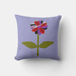 Almohada plástica brillante de la margarita