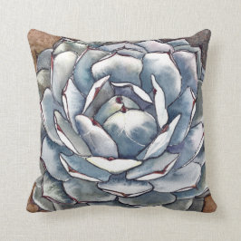 almohada plateada de lanzamiento