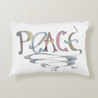 Almohada polivinílica del acento de la paz
