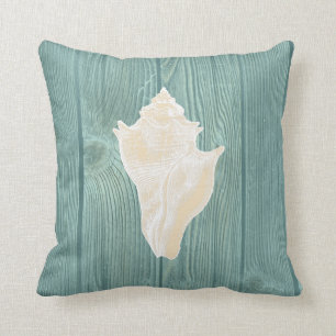 Almohada poner crema de madera de la aguamarina