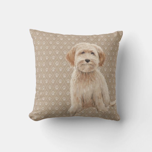 Almohada poner crema del Lumbar del perro de (Anverso)