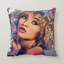 almohada Pop Art PrincessThrow