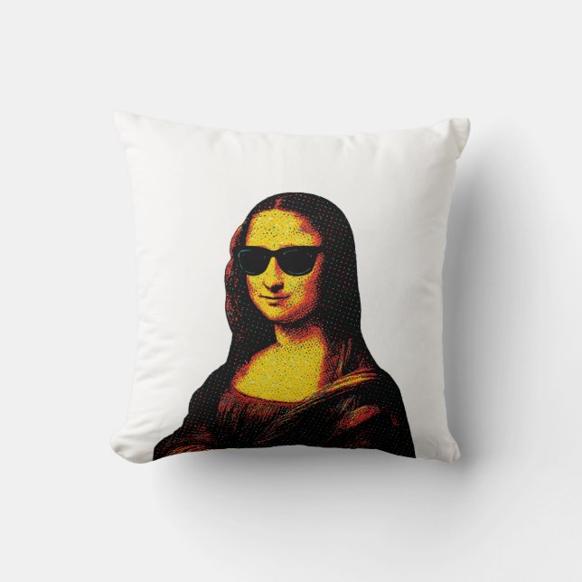 almohada Pop Monna Lisa (Anverso)
