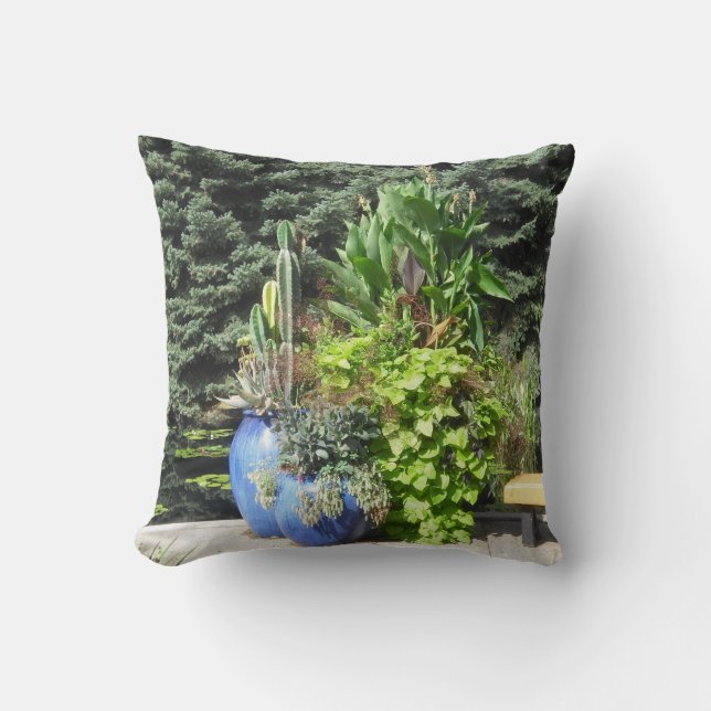 Almohada Potted del cactus (Anverso)