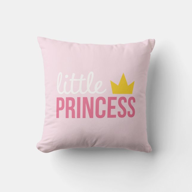 Almohada Princesa Pequeña Rosa (Anverso)