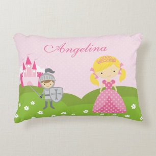 almohada Princesa y Knight, personalizada