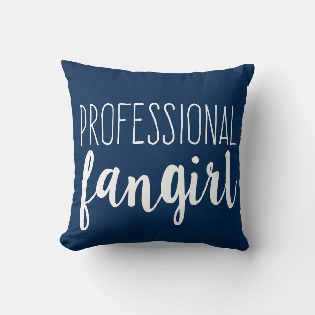 Almohada profesional del reversible de Fangirl (Anverso)