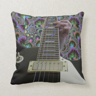 Almohada psicodélica de la música de la guitarra