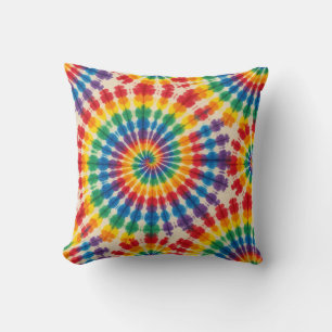 Almohada psicodélica de teñido Almohada decorati