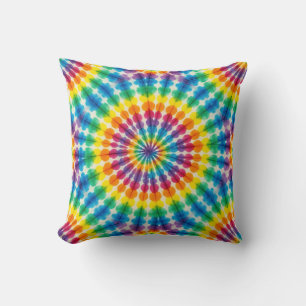 Almohada psicodélica de teñido Almohada decorati