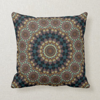 Almohada psicodélica vibrante de la mandala