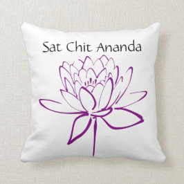 Almohada púrpura de Ananda Lotus del Chit de Sat