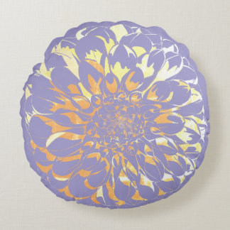 Almohada púrpura de flor de dalia 