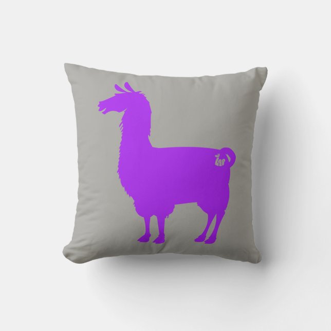 Almohada púrpura de la llama (Anverso)