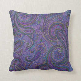 Almohada púrpura de Paisley