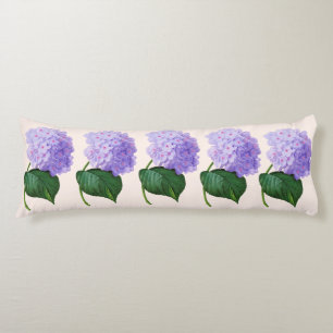 Almohada púrpura del cuerpo de los Hydrangeas de