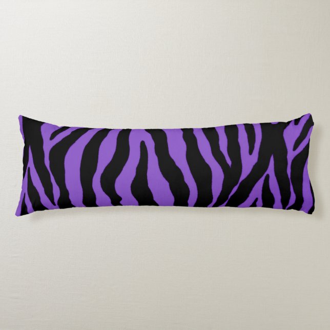 Almohada púrpura del cuerpo del estampado de (Anverso)