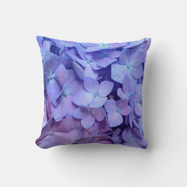 Almohada púrpura del Hydrangea (Anverso)