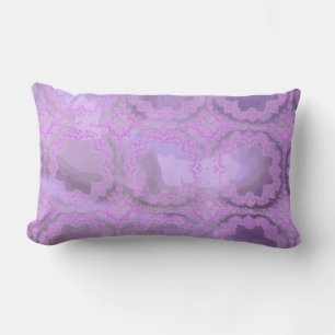 Almohada púrpura del Lumbar del extracto del