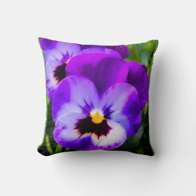 Almohada púrpura del pensamiento (Anverso)