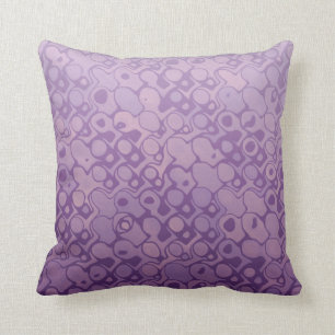 Almohada purpúrea clara abstracta elegante fresca