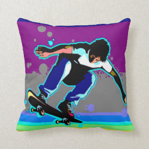 Almohada que anda en monopatín echada a un lado 2