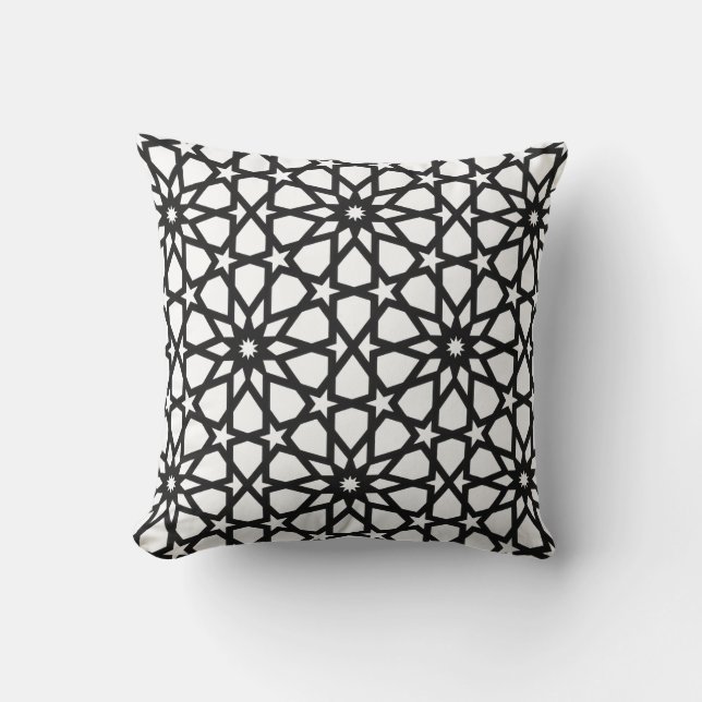 Almohada Ramadan Kareem 2026 con diseño islámico (Anverso)