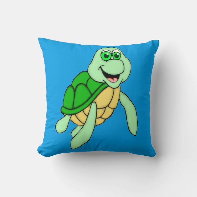Almohada rápida de la plaza de la tortuga (Anverso)