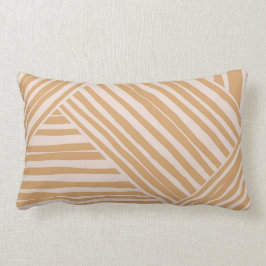 Almohada rayada boho decoración neutral dormitorio