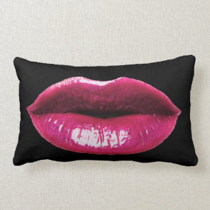 Almohada real de MoJo del americano de los labios