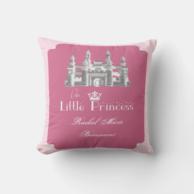 Almohada real del recuerdo de la niña de princesa (Anverso)