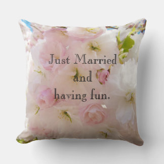 Almohada recién casados y divertidos Regalos de bo