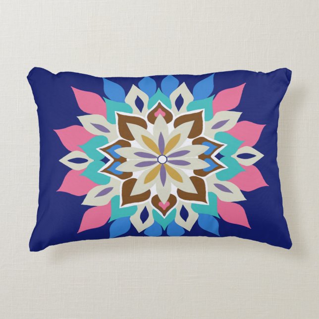 Almohada rectangular Blue Bayou (Anverso)