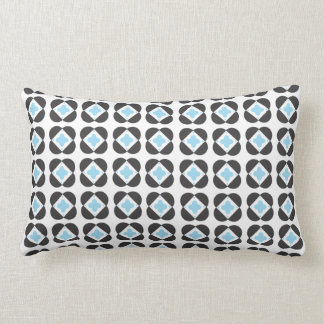 Almohada rectangular del modelo retro en turquesa
