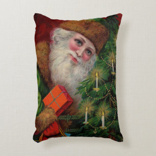 Almohada rectangular esmeralda de Santa