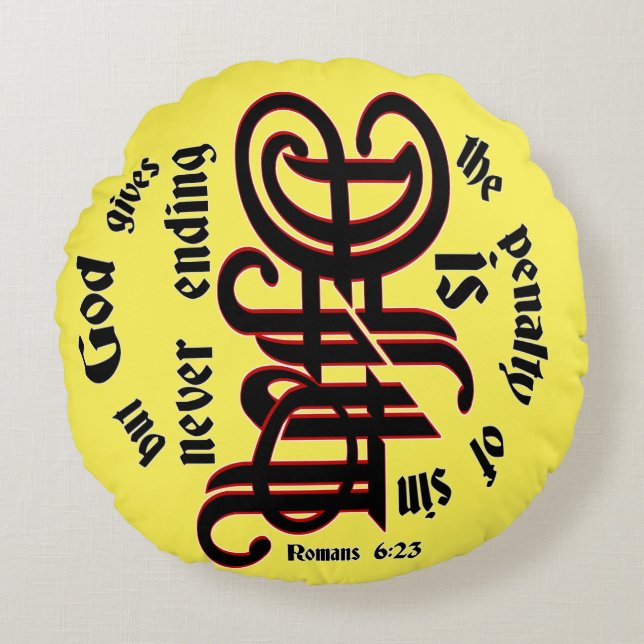 Almohada redonda (Anverso)