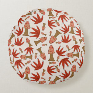 Almohada Redonda Amigos del Bosque de Otoño – Hong