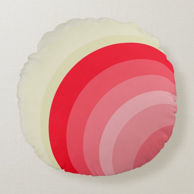 Almohada redonda Art Deco (Anverso)