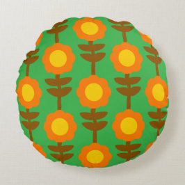Almohada Redonda Boho Botanica