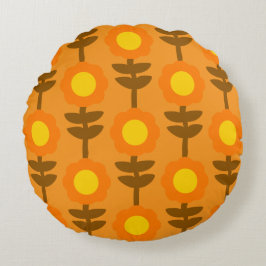 Almohada Redonda Boho Botanica