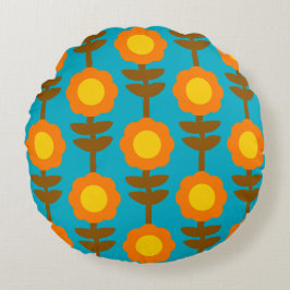 Almohada Redonda Boho Botanica