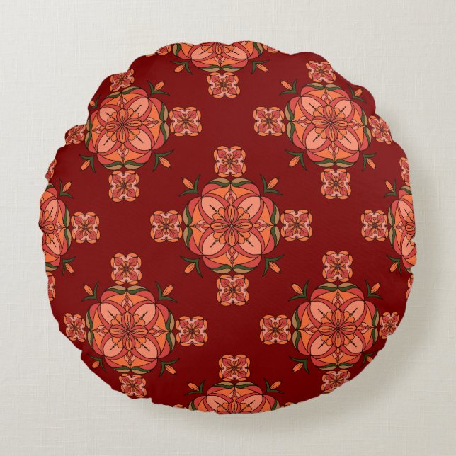 Almohada Redonda Botanic Bloom (Anverso)