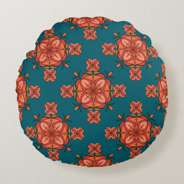 Almohada Redonda Botanic Bloom (Anverso)