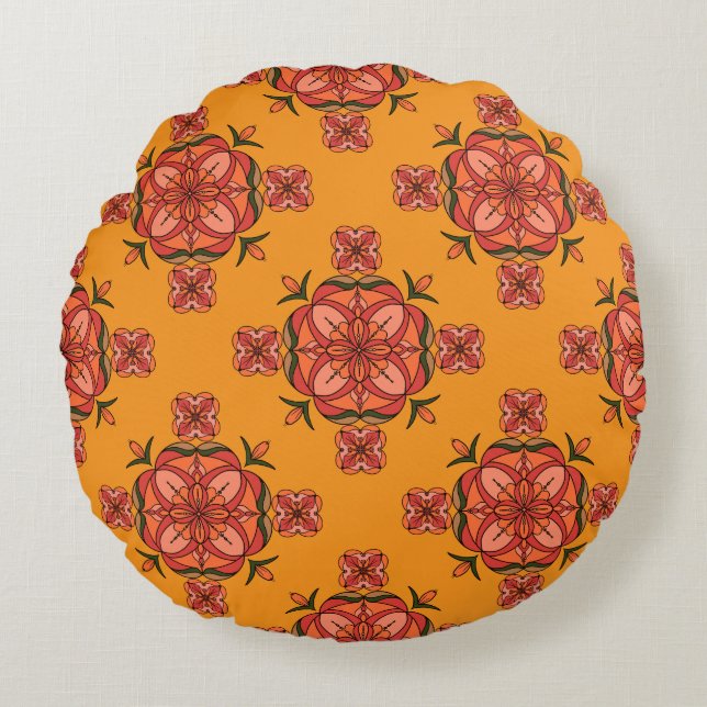 Almohada Redonda Botanic Bloom (Anverso)