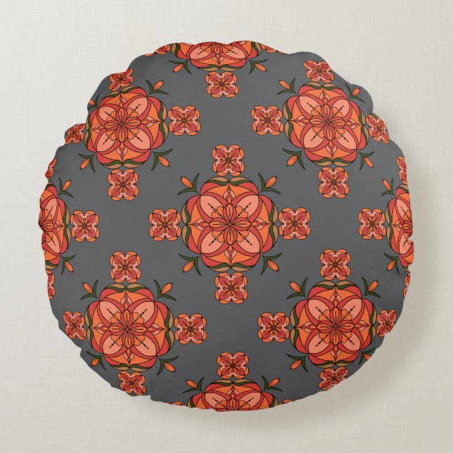 Almohada Redonda Botanic Bloom (Anverso)