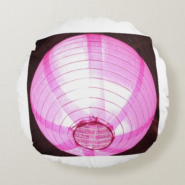 Almohada redonda brillante encantada (Anverso)