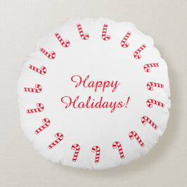 Almohada redonda - Cañones de golosinas rojas