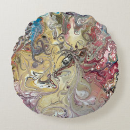 Almohada redonda con 2 fotografías